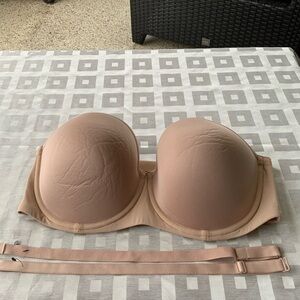 NWOT ThirdLove Nude Strapless Bra